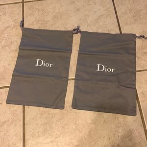 2 Dior dustbags